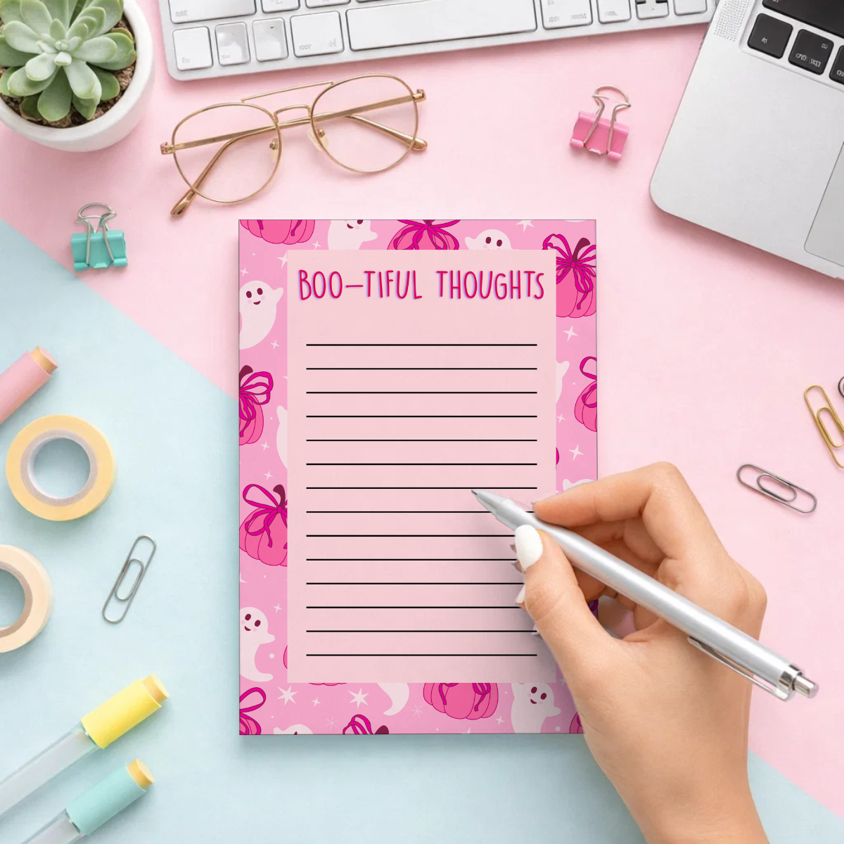 BOO-TIFUL Thoughts Notepad