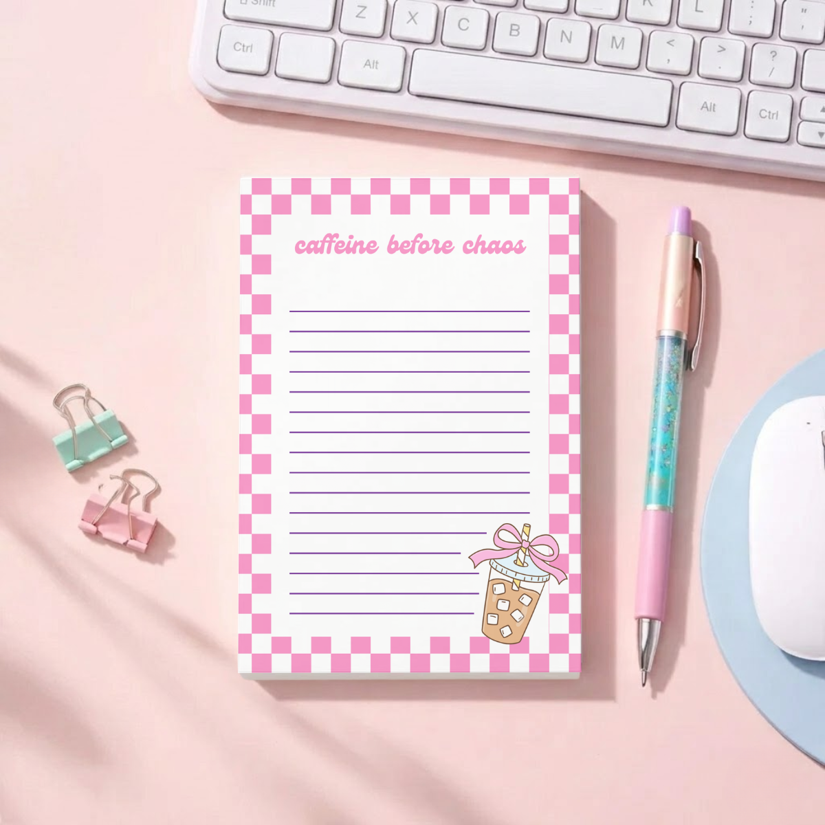 Caffeine Before Chaos Notepad