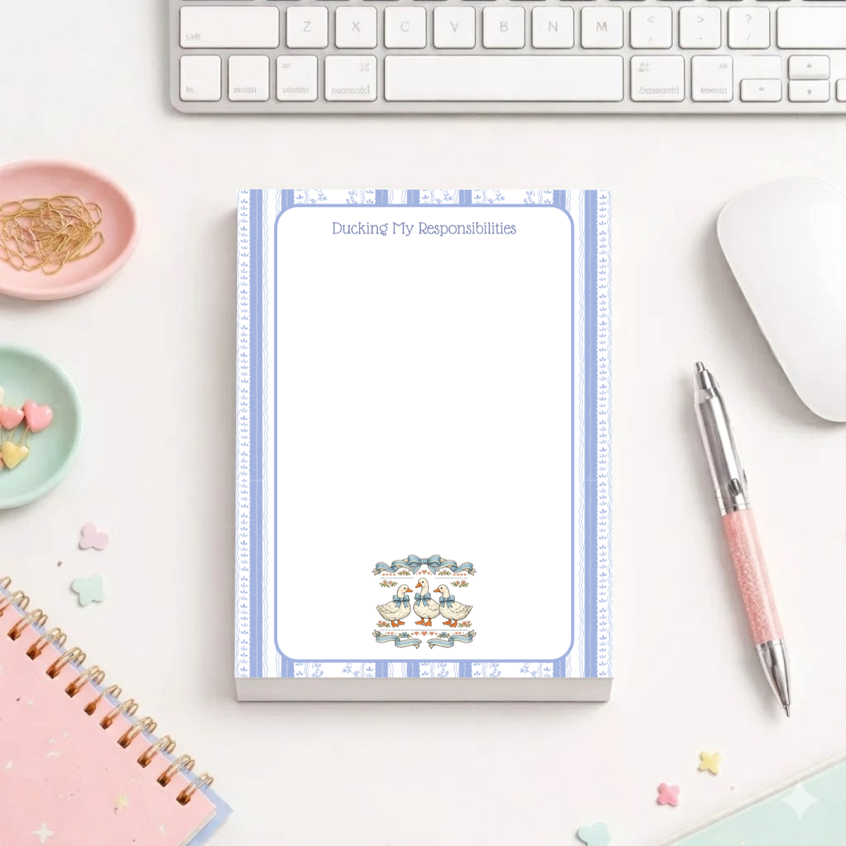 Ducking My Responsibilities Notepad