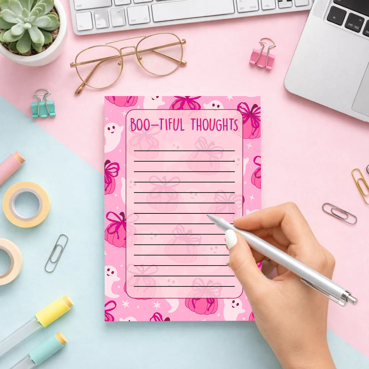 BOO-TIFUL Thoughts Notepad