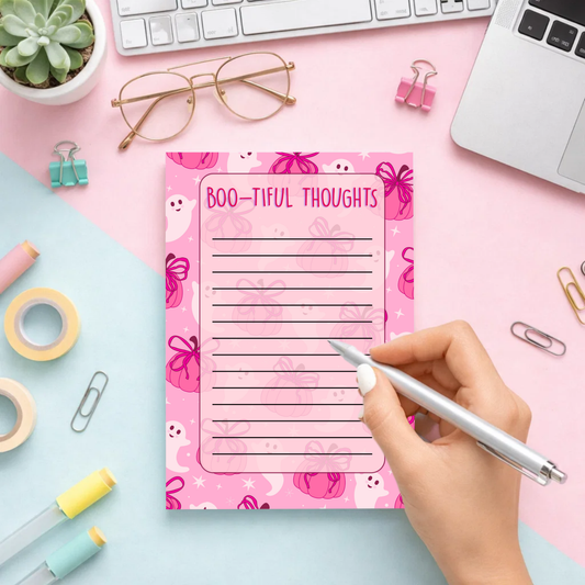 BOO-TIFUL Thoughts Notepad