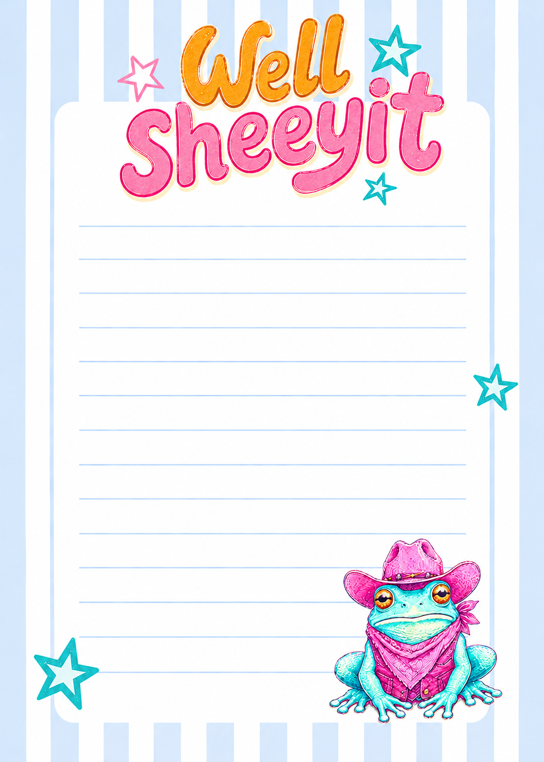 Sassy Britches Notepad Collection