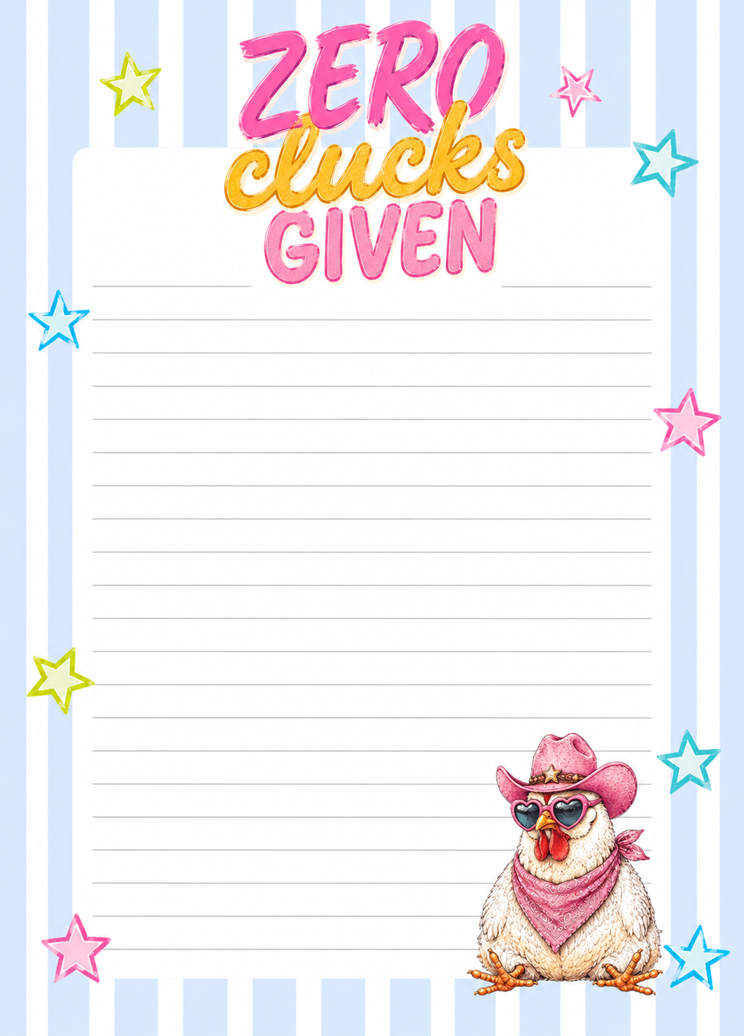 Sassy Britches Notepad Collection