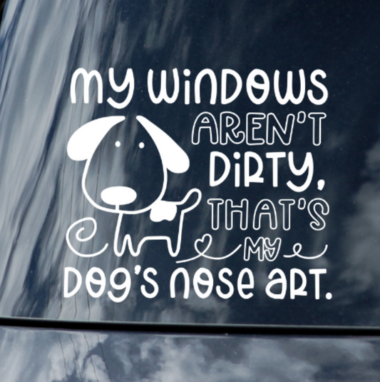 MY DOG NOSE ART